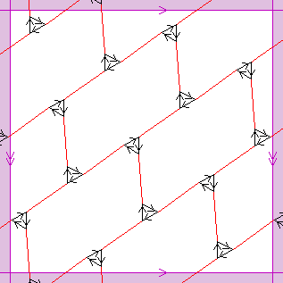Cayley graph of C7⋊C6 drawn on a torus